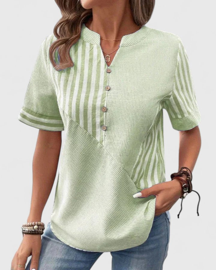 Gigi | Classic Striped Relaxed Blouse