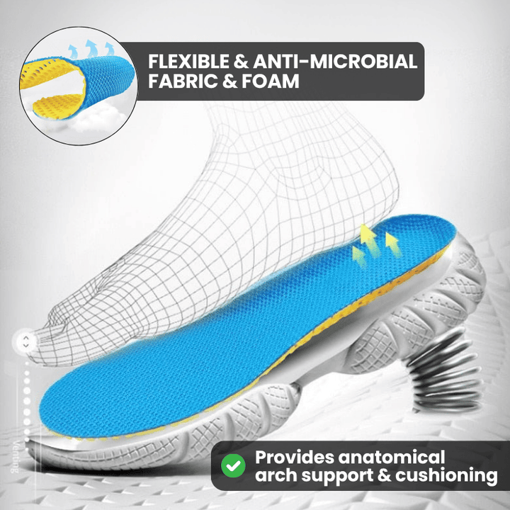 Men’s Comfort Cushion Trainers - Red (BOGO)