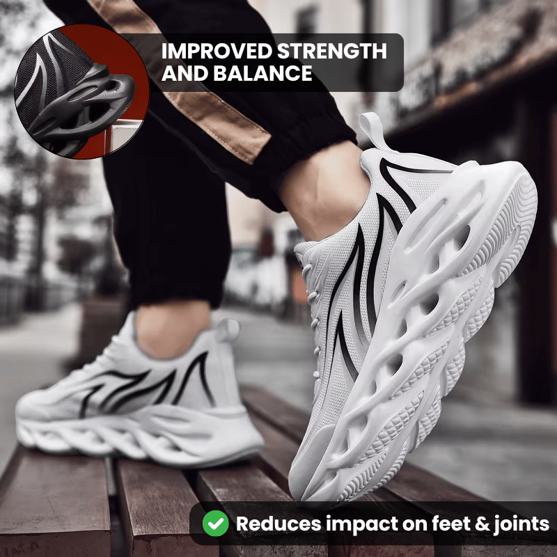 Men’s Comfort Cushion Trainers - Volcano (BOGO)