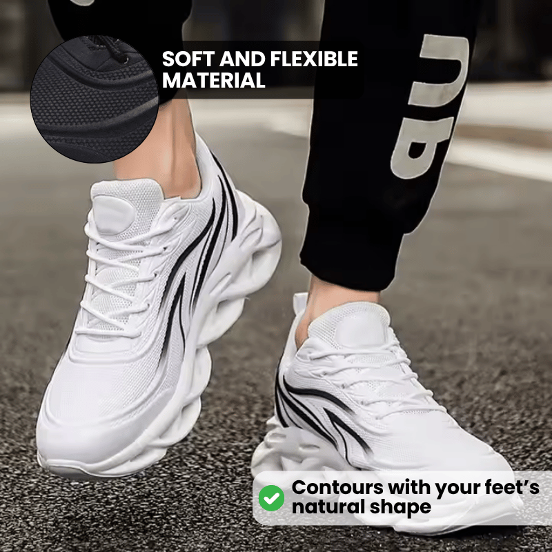Men’s Comfort Cushion Trainers - Black (BOGO)