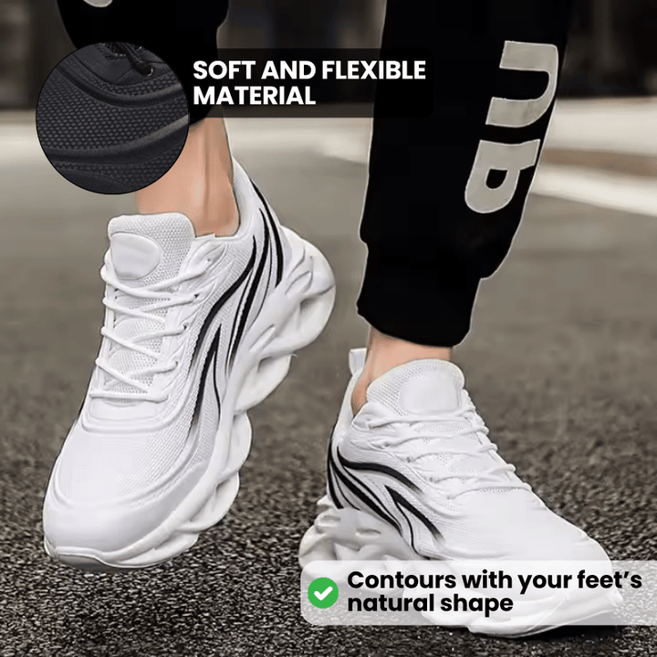 Men’s Comfort Cushion Trainers - Red (BOGO)