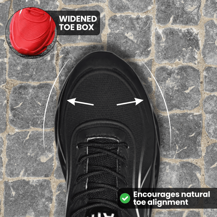 Men’s Comfort Cushion Trainers - Black (BOGO)