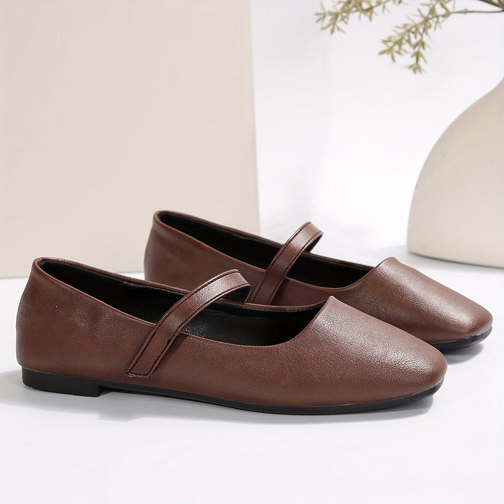 Rosamund™ | Square-Toe Mary Jane Flats