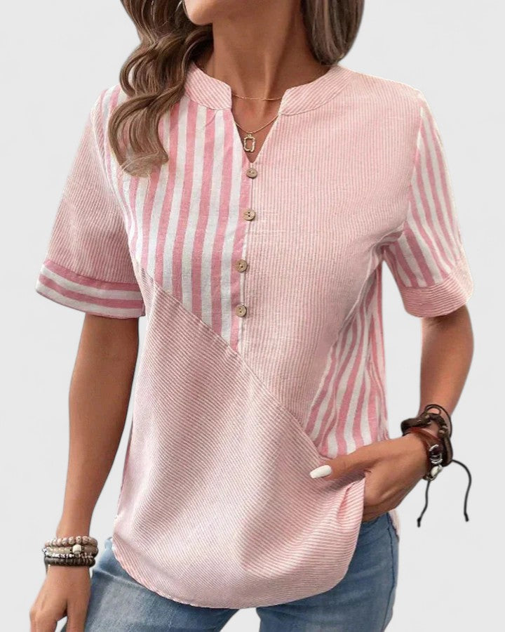 Gigi | Classic Striped Relaxed Blouse