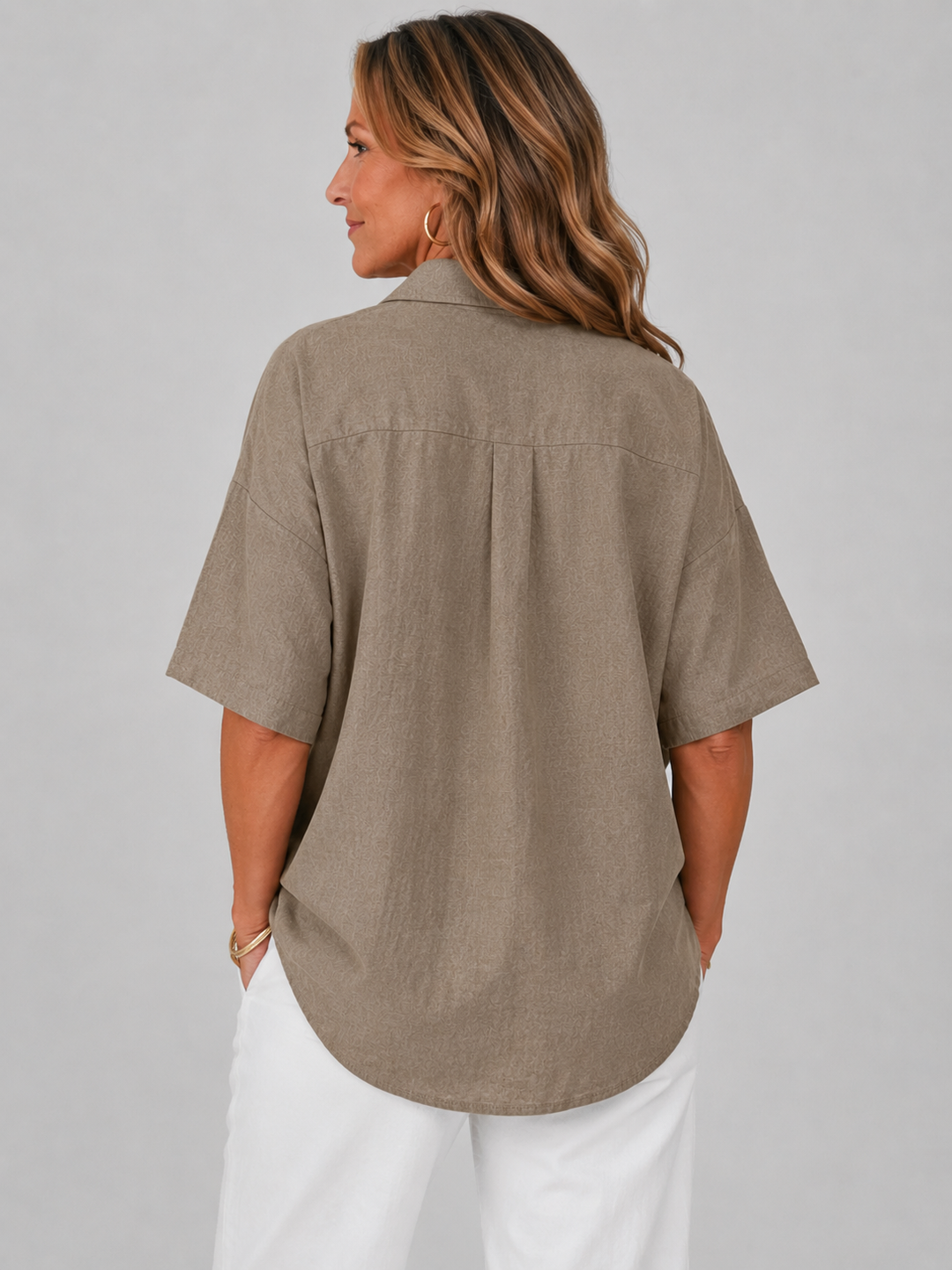 Harper™ | Coastal Linen Blouse