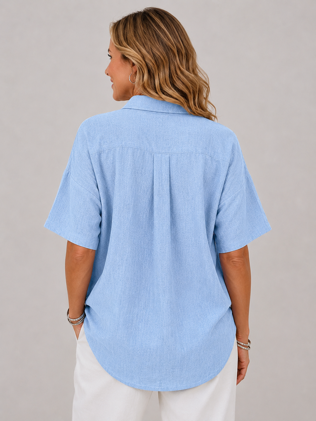 Harper™ | Coastal Linen Blouse