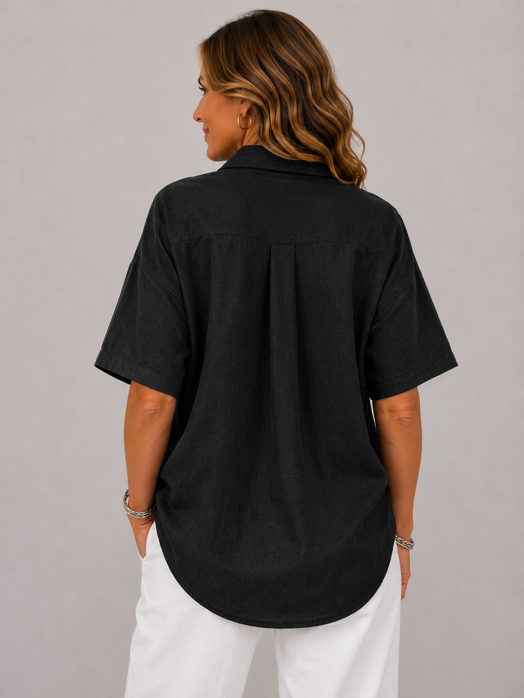 Harper™ | Coastal Linen Blouse