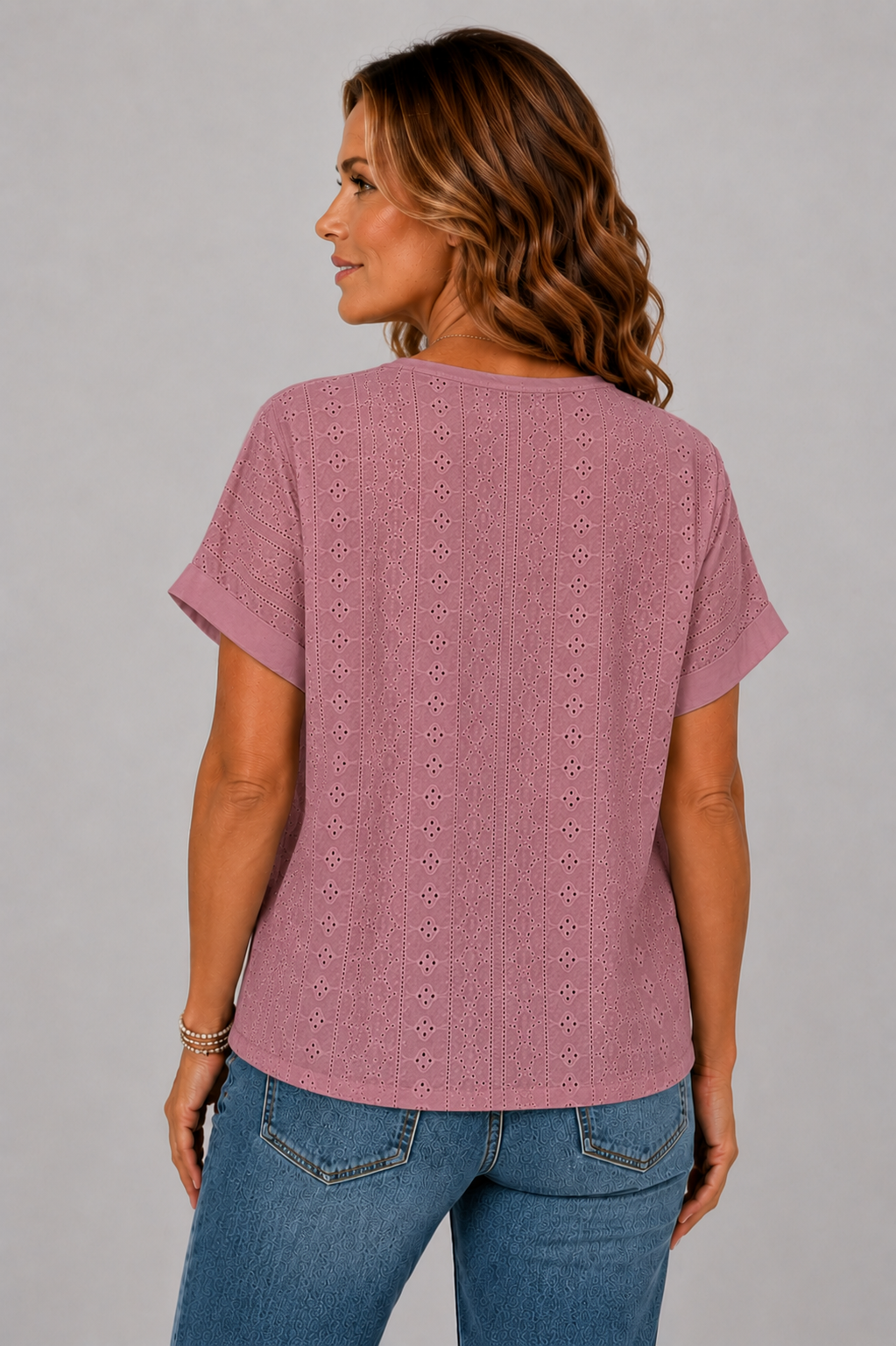 Liamo™ | Eyelet Cotton Top