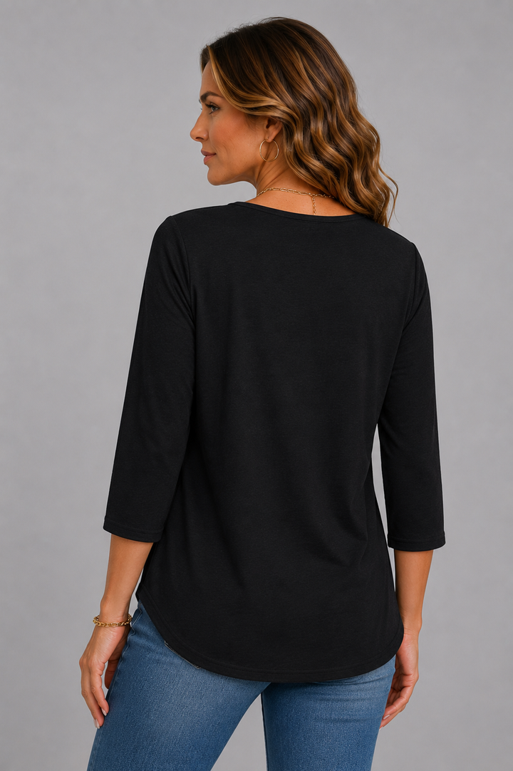 Mona™ | Pleated Essential Top