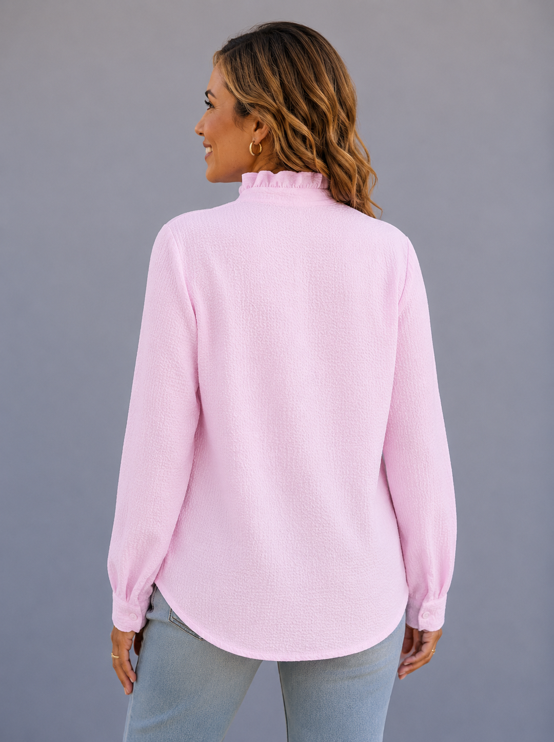 Charlotte™ | Ruffle Collar Blouse