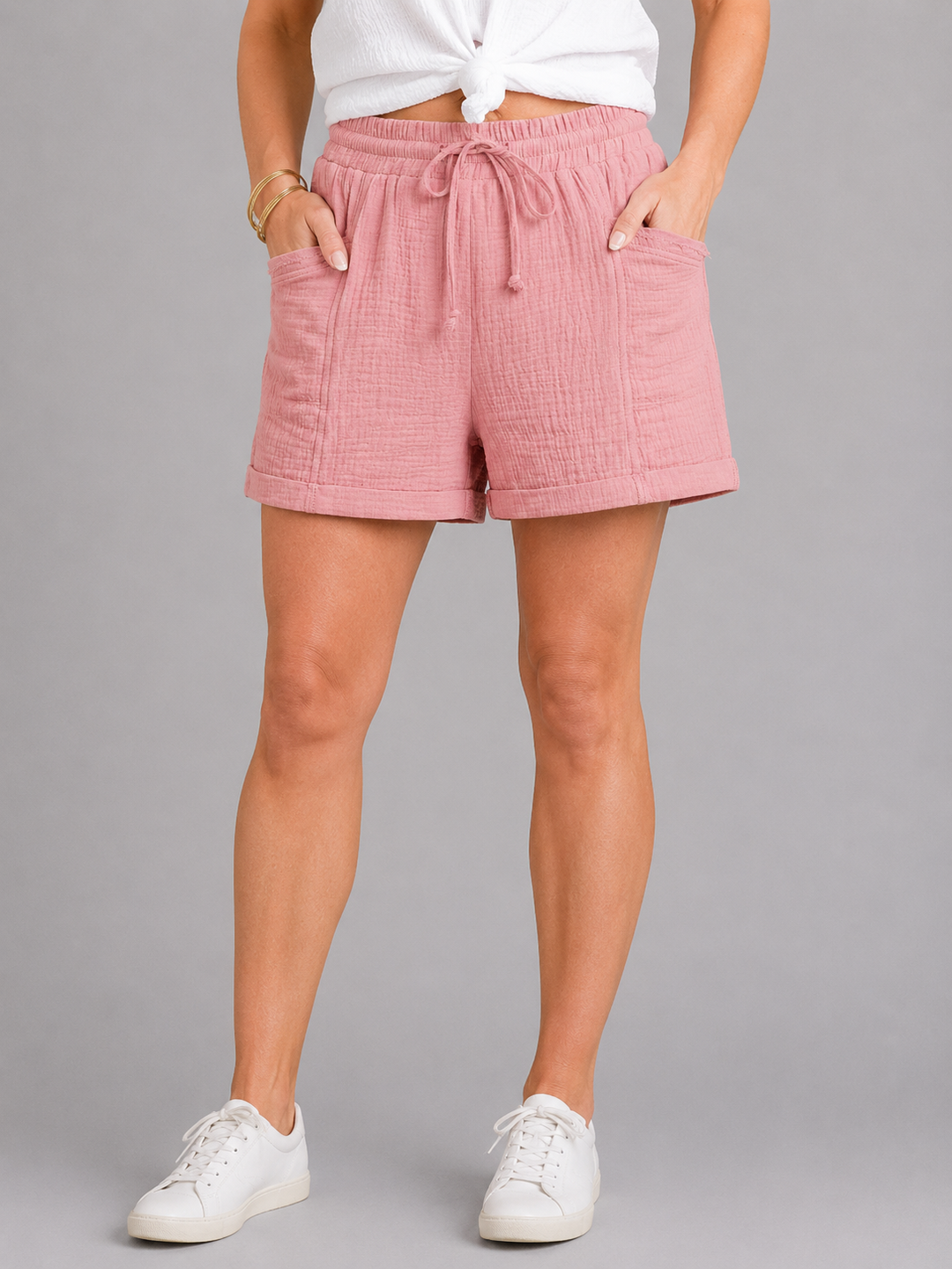 Ava™ | Casual Cotton Gauze Shorts