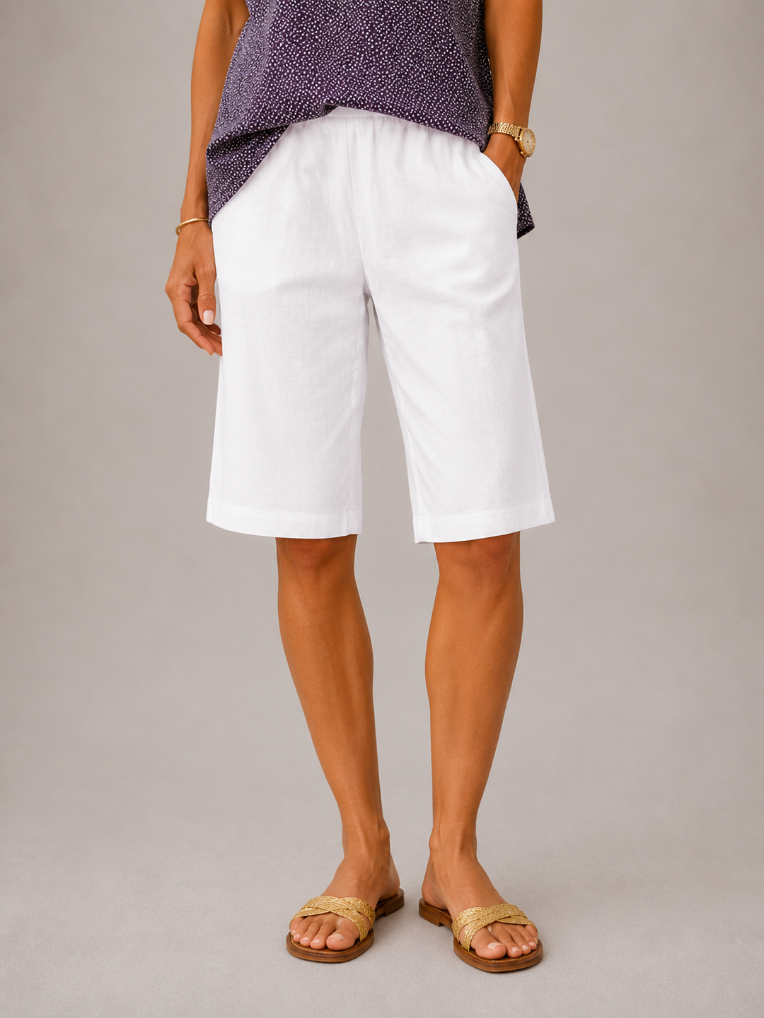Emma™ | Classic Comfort Bermuda Shorts