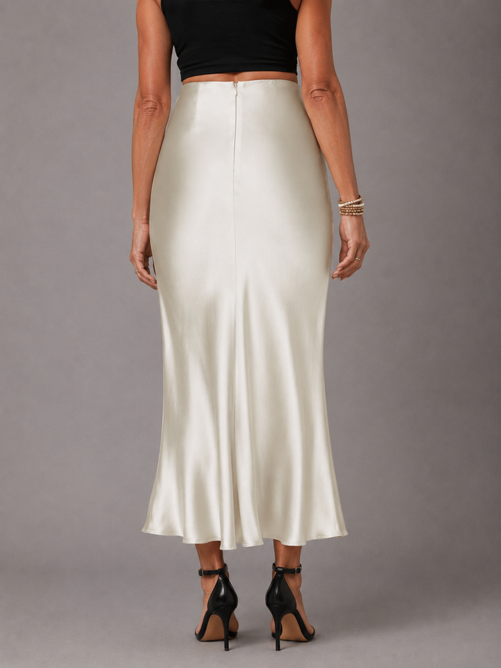 Olivia™ | Luxe Satin Maxi Skirt