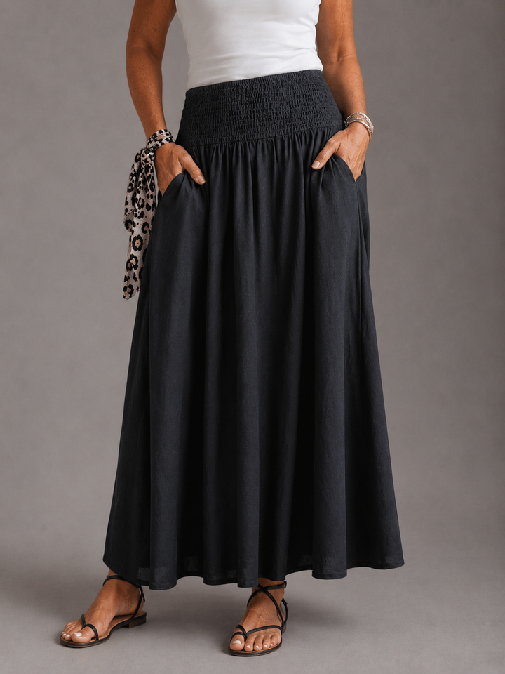 Elena™ | Flowy Maxi Skirt