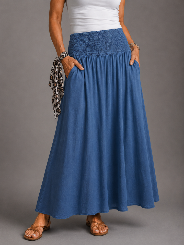 Elena™ | Flowy Maxi Skirt