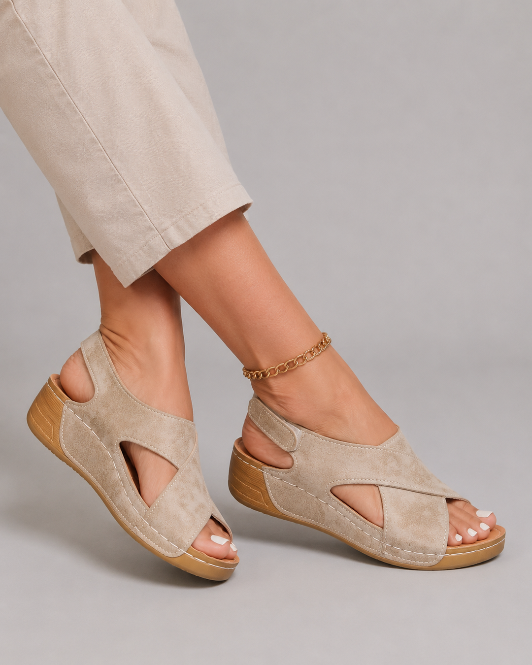 Angelina™ | Comfort Wedge Sandals