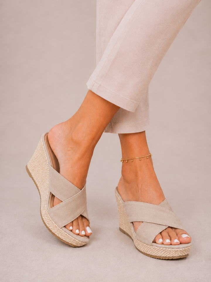 Ellen™ | Elegant Wedge Sandals