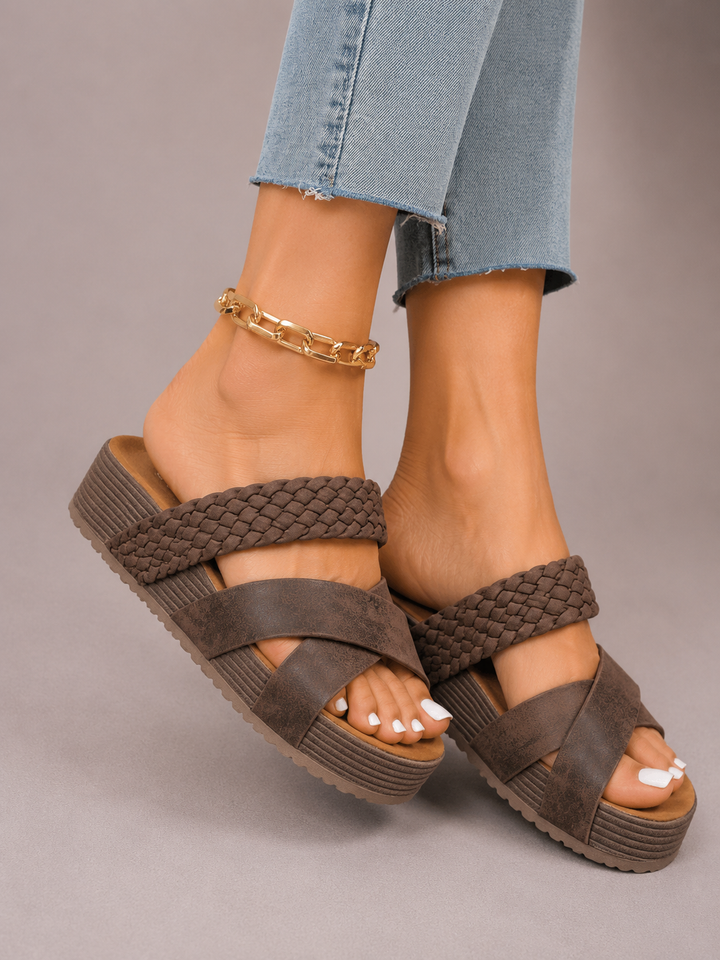 Melanie™ | Braided Comfort Sandals