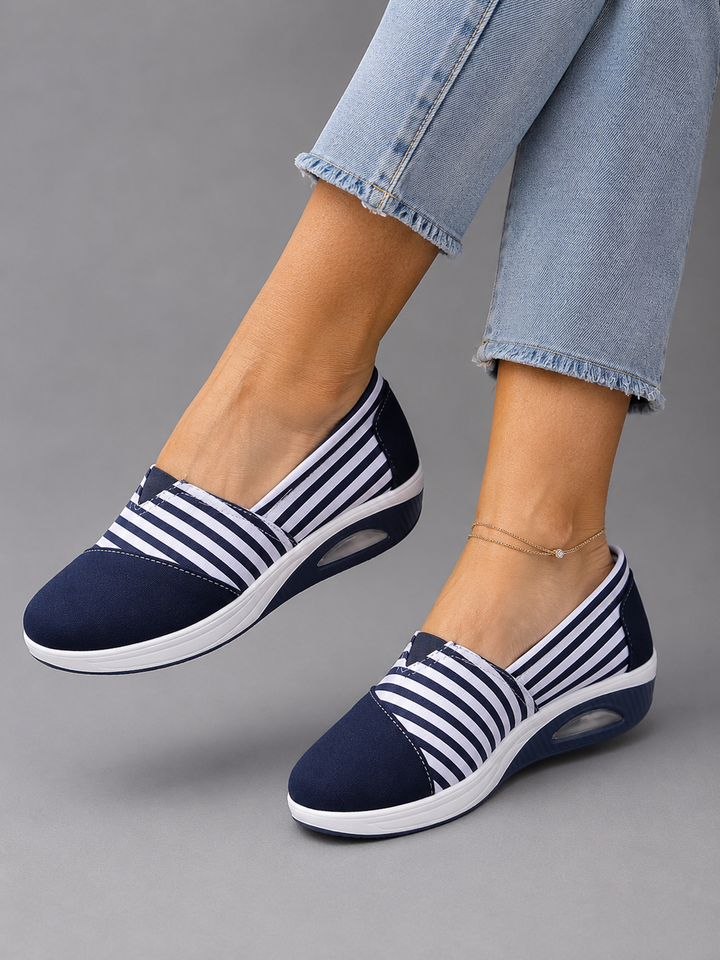 Marina™ | Striped Comfort Slip-Ons