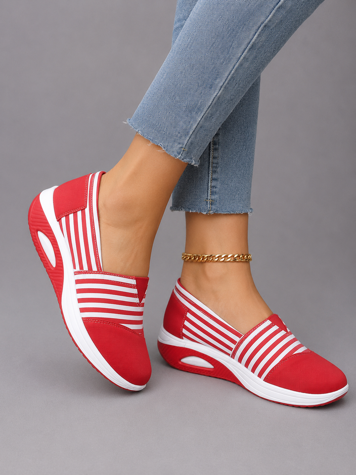 Marina™ | Striped Comfort Slip-Ons