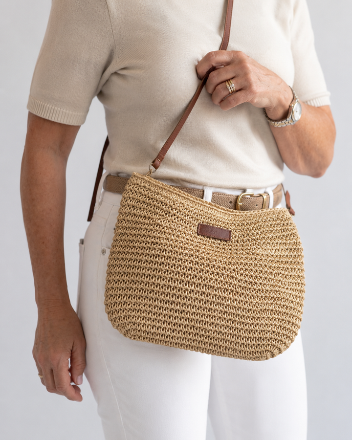 Harper | Woven Crossbody Bag