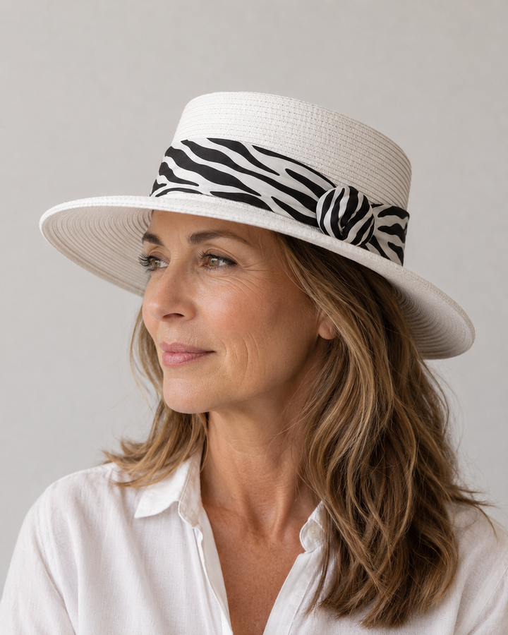 Bianca™ | Chic Zebra Sun Hat