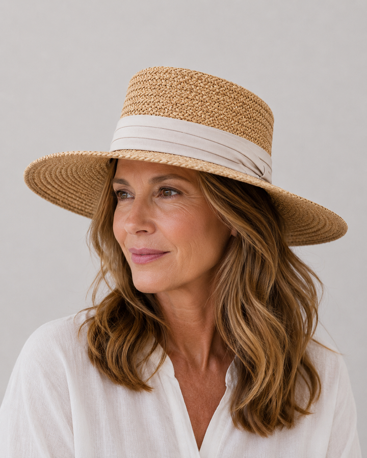 Amelia™ | Classic Straw Sun Hat