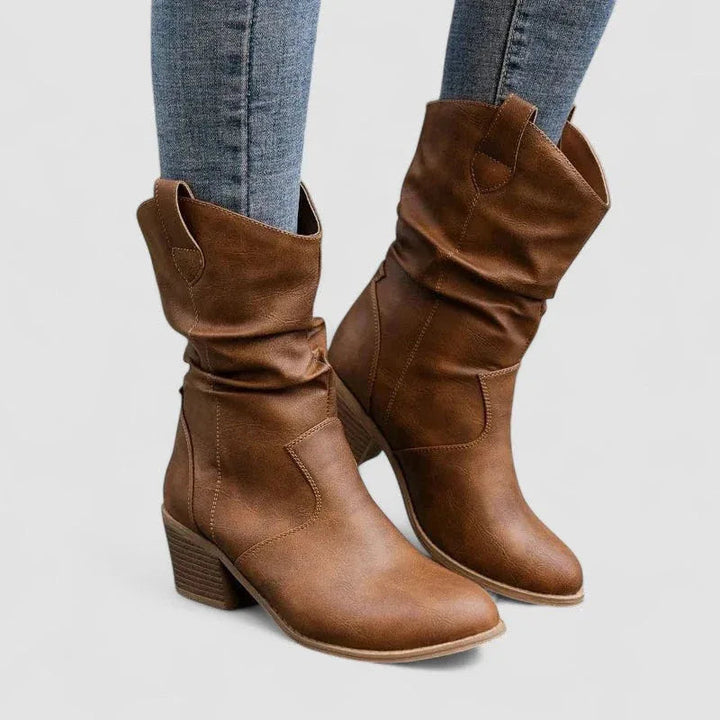Vivian | Orthopedic Leather Boots