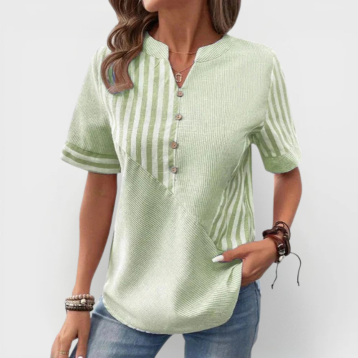 Gigi | Classic Striped Relaxed Blouse