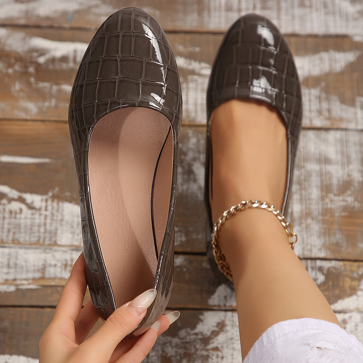 Philippa™ | Glossy Low-Wedge Pumps