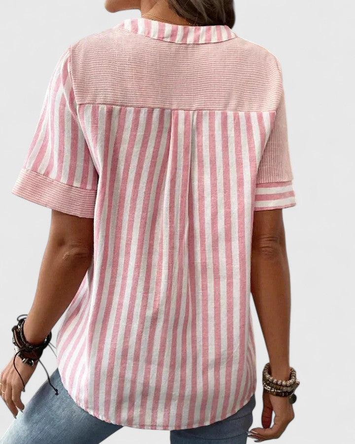 Gigi | Classic Striped Relaxed Blouse