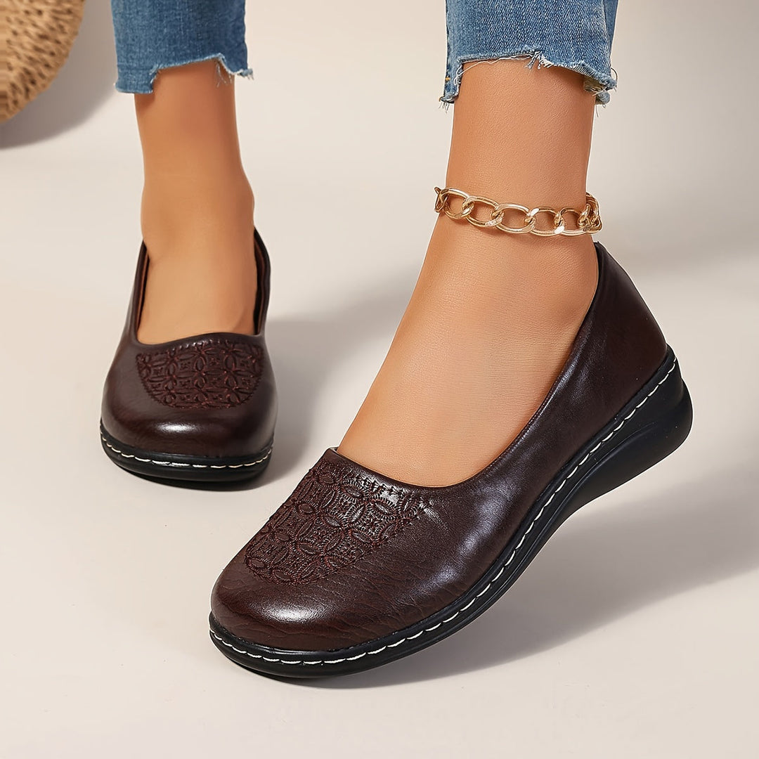 Beatrice™ | Patterned Comfort Slip-Ons