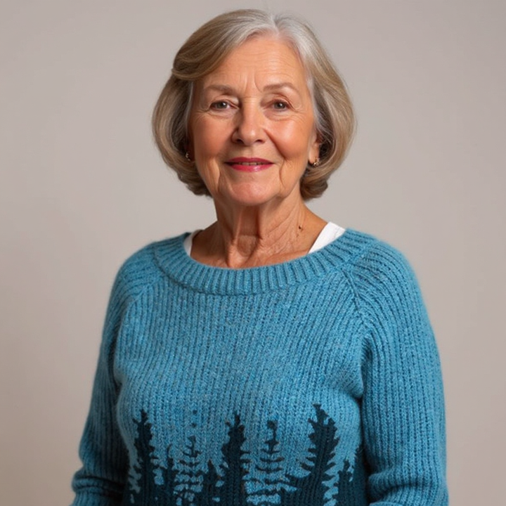Pine Forest Knit Sweater Ruth
