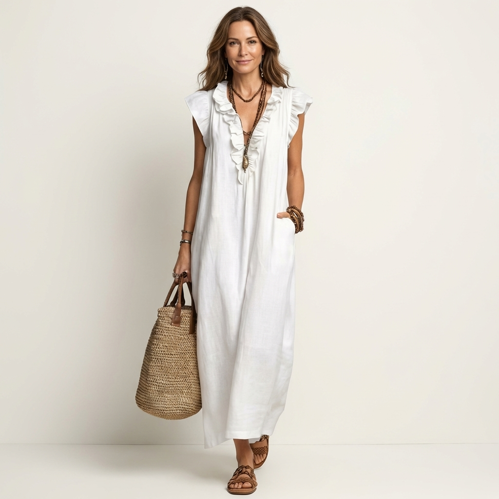 Harper | Ruffle Maxi Dress