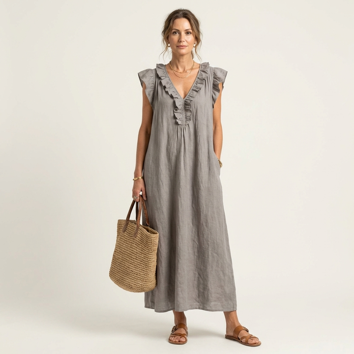 Harper | Ruffle Maxi Dress