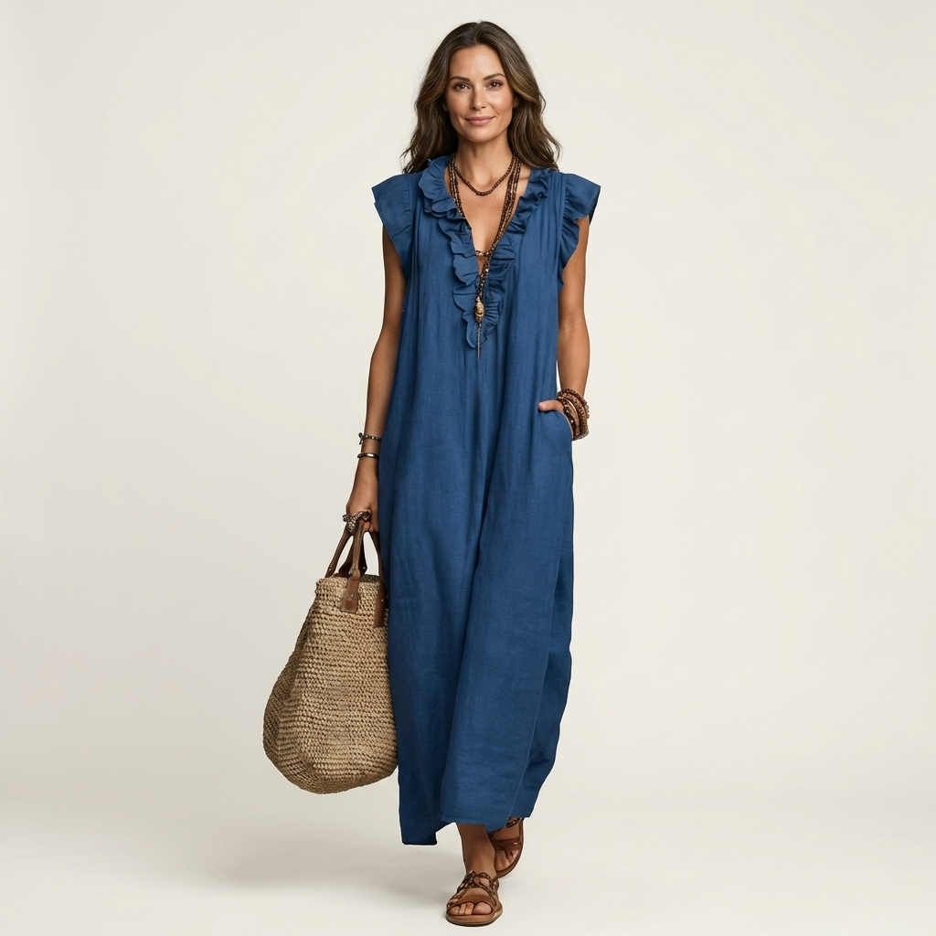 Harper | Ruffle Maxi Dress