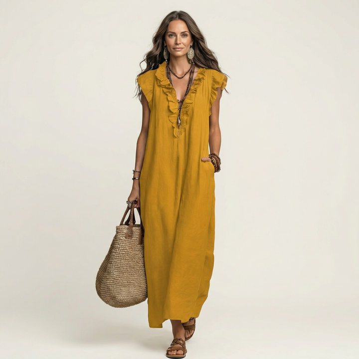 Harper | Ruffle Maxi Dress