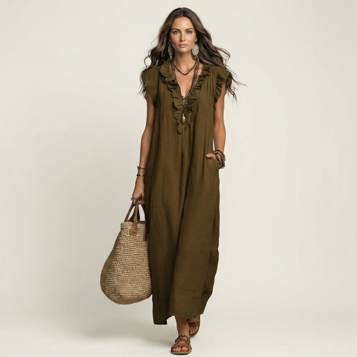 Harper | Ruffle Maxi Dress