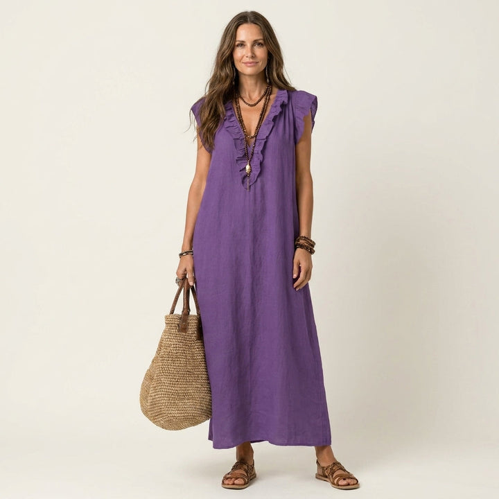 Harper | Ruffle Maxi Dress