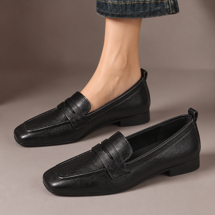 Ottilie™ | Square-Toe Penny Loafers